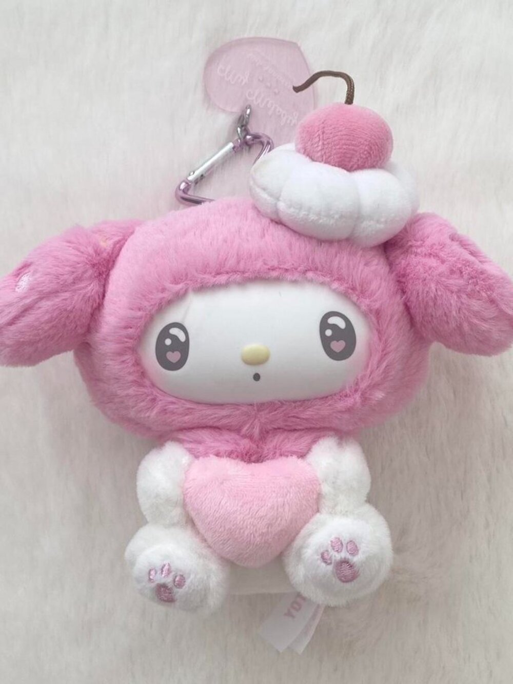my melody plush keychain ♡ 50th anniversary TOPTOY ♡ cherry milk candy